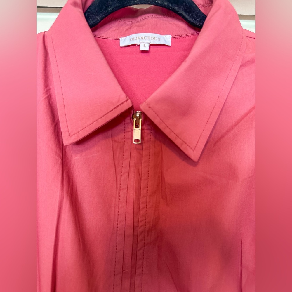 Olivaceous “In the Day” Mauvey Pink Puff Sleeve Mini Bubble Dress - Picture 4 of 14